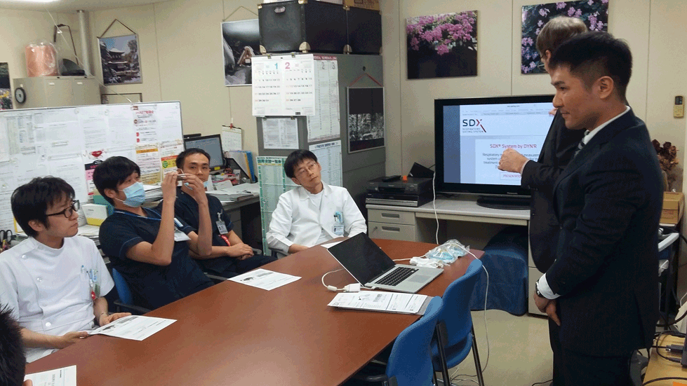 Presentation of the SDX System in Kindai University 